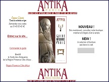 Aperu du site Antikaparis - guide des antiquaires de Paris et de sa rgion
