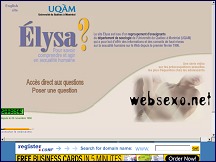 Aperu du site Websexo - savoir comprendre et agir en sexualit humaine