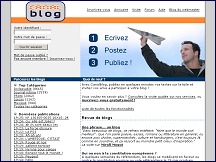Aperçu du site Canal Blog - votre blog sur la toile en quelques minutes