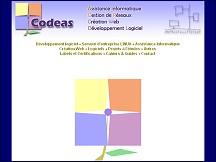 Aperu du site Codeas -  assistance informatique, gestion de rseaux, cration web