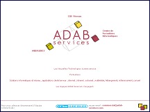 Aperu du site Adab Services - informatique professionnelle, Paris et Narbonne