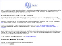 Aperu du site BIAM - Banque de Donnes Automatise sur les Mdicaments