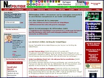 Netpolitique - le site des ph�nom�nes politiques sur internet