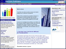 Europe - sondages d'opinion de la Commission Europ�enne