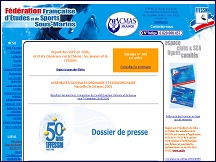 Aperu du site FFESSM - Fdration Franaise d'Etudes et des Sports Sous-Marins
