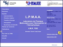 Aperu du site Laboratoire de Physique Molculaire et Applications
