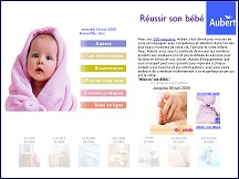 Aperu du site Aubert - articles de puriculture pour les bbs et les mamans