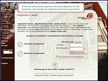 Aperçu du site Habitat-zone - logements à louer au Canada