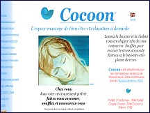 Aperu du site Cocoonez-moi - espace massage, du bien-tre et relaxation  domicile