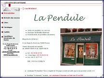 Aperçu du site Lapendule - restauration pendules et vente coucous de la Forêt Noire