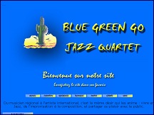 Aperu du site Blue Green Go - jazz quartet