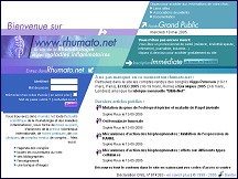 Aperçu du site Rhumato.net - le site de la rhumatologie et des maladies inflammatoires