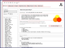 Aperçu du site t o o b l o g .fr - pour créer son blog gratuit