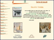 Aperçu du site Beauty Center, institut de beauté à La Madeleine