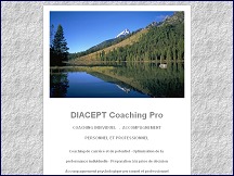 Aperu du site Diacept Coaching Pro, Paris - coaching personnel et professionnel