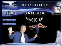 Aperu du site Alphonse & Sandra magicien