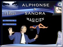 Aperçu du site Alphonse & Sandra magicien