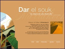 Aperçu du site Dar el Souk - riad, maison d'hotes à Marrakech