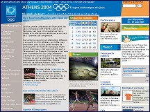 Aperu du site ATHENES 2004