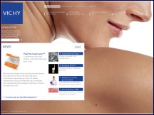 Aperçu du site Vichy.com - La santé passe aussi par la peau