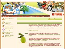 Aperu du site Bio Saint Germain,  produits alimentaires biologiques vgtariens