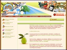 Aperçu du site Bio Saint Germain, produits alimentaires biologiques végétariens