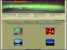 Aperçu du site AuroresBoreales.com - aurores boréales, aurores australes, aurores polaires