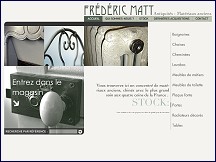 Antiquit�s et mat�riaux anciens - Fr�d�ric Matt - Meubles de m�tier