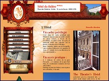 Aperçu du site Hotel du Théâtre Lyon