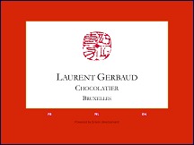 Aperçu du site Laurent Gerbaud - Chocolatier - Bruxelles