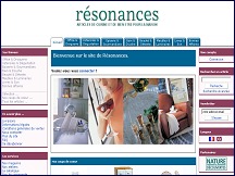 Aperu du site Resonances.fr - articles de cuisine et de bien-tre pour la maison