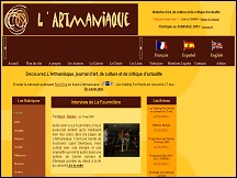 Aperu du site Artmaniaque - webzine d'art, de culture et de critique d'actualit