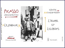 Aperu du site Picasso.fr - site oficiel de Pablo Picasso