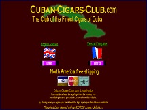 Aperu du site Cuban-cigars-club - vente des authentiques cigares cubains