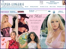 Aperu du site Silver Lingerie - lingerie fine, dessous sexy pour hommes et femmes