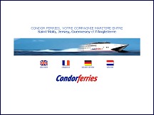 Aper�u du site Condor Ferries - de Saint Malo vers Jersey et Guernesey