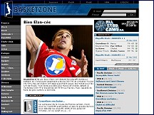 Aperu du site Basket Zone - toute l'actualit du basket