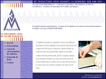 Aperçu du site M3Productions - recouvrement multi-matières, couvertures, maroquinerie