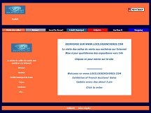 Aper�u du site L'oeil des ench�res - visite de salles de vente aux ench�res
