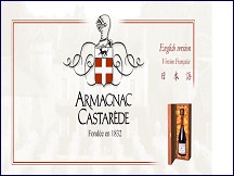 Aperu du site Armagnac Castarede - la plus ancienne Maison de ngoce d'Armagnac