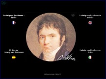 Aperu du site Ludwig van Beethoven : en franais, en sons et en images