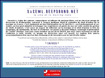 Aperu du site Saceml - site et mailing liste de la musique et du droit d'auteur