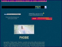Aperu du site Phobiques.com - phobie handicapante, agoraphobie, phobies sociales