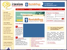 Aperu du site Internet Services - services pour webmasters
