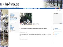 Aperu du site Lourdes France - le site officiel des Sanctuaires Notre-Dame