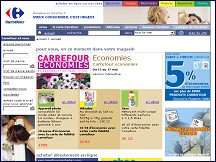 Aperu du site Carrefour