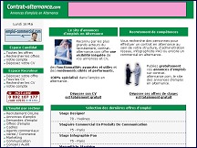 Aperçu du site Contrat-Alternance - Annonces d'emploi en alternance