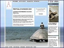 Aperu du site Festival d'Avignon - le thatre, la musique et la danse au programme