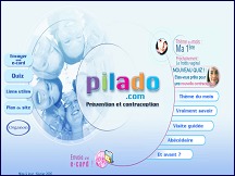 Aperu du site Pilado.com - Prvention et contraception