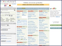 Aper�u du site Vivastreet.fr - petites annonces gratuites Vivastreet avec photos 